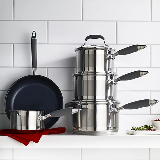 Lakeland Stainless Steel Non-Stick Frying Pan - 24cm 4 Lakeland Stainless Steel Non-Stick Frying Pan - 24cm - Image 2