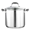 Lakeland Stainless Steel Lidded Stock Pot Pan 8.9L - 24cm 1 Lakeland Stainless Steel Lidded Stock Pot Pan 8.9L - 24cm -Lake Land 11038 1
