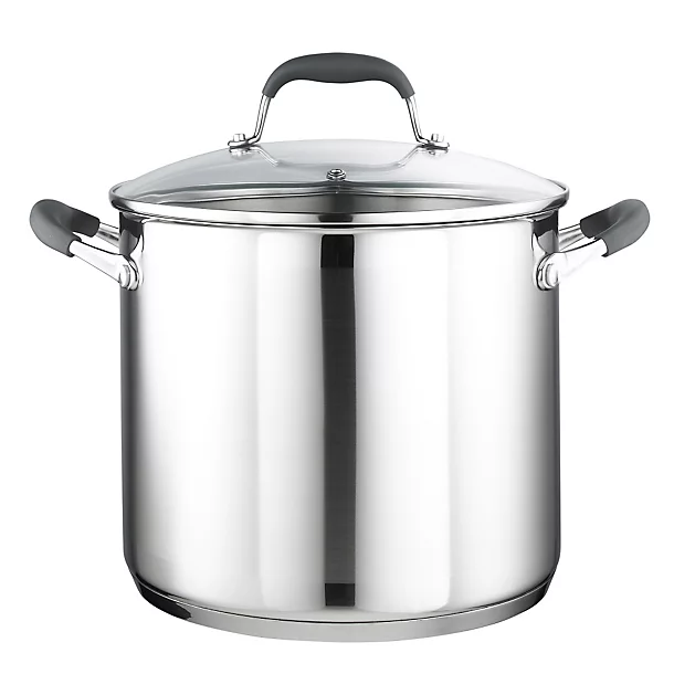 Lakeland Stainless Steel Lidded Stock Pot Pan 8.9L - 24cm 3 Lakeland Stainless Steel Lidded Stock Pot Pan 8.9L - 24cm