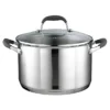 Lakeland Stainless Steel Lidded Casserole Pan 6.2L - 24cm 1 Lakeland Stainless Steel Lidded Casserole Pan 6.2L - 24cm -Lake Land 11108 1
