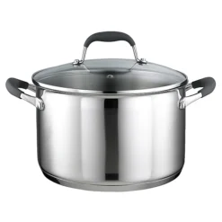 Lakeland Stainless Steel Lidded Casserole Pan 6.2L - 24cm