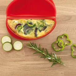 Lekue Lékué Microwave Cookware Red Silicone Omelette Maker 9 Lekue Lékué Microwave Cookware Red Silicone Omelette Maker -Lake Land 18401 3