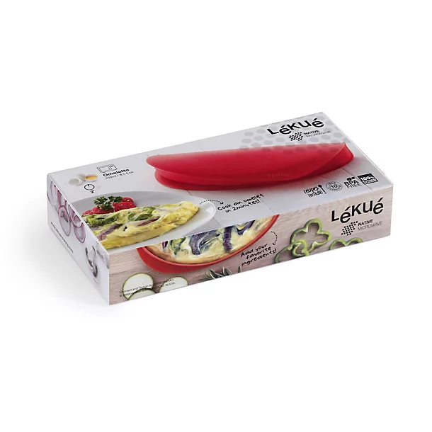 Lekue Lékué Microwave Cookware Red Silicone Omelette Maker 7 Lekue Lékué Microwave Cookware Red Silicone Omelette Maker - Image 5