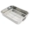 KitchenCraft Medium Stainless Steel Roaster And Rack 2 KitchenCraft Medium Stainless Steel Roaster And Rack -Lake Land 18689 1