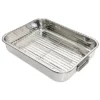 KitchenCraft Large Stainless Steel Roaster And Rack 2 KitchenCraft Large Stainless Steel Roaster And Rack -Lake Land 18690 1