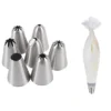 Professional Piping Set - 7 Nozzles And 1 Piping Bag 1 Professional Piping Set - 7 Nozzles And 1 Piping Bag -Lake Land 2233 1