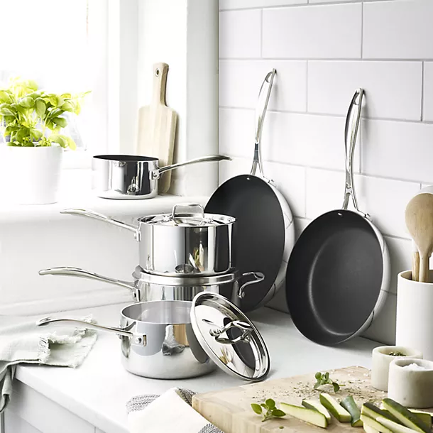 Lakeland 5-Ply Stainless Steel 24cm Frying Pan 4 Lakeland 5-Ply Stainless Steel 24cm Frying Pan - Image 2