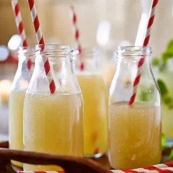 12 Lakeland 250ml Lidded Glass Milk Bottles 7 12 Lakeland 250ml Lidded Glass Milk Bottles -Lake Land 26434 3