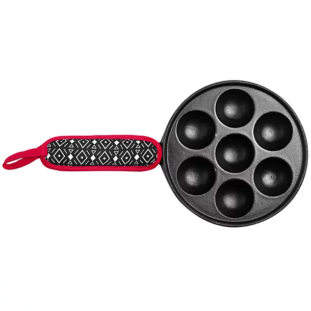 Prue's World Cast Iron Dumpling Pan 3 Prue's World Cast Iron Dumpling Pan