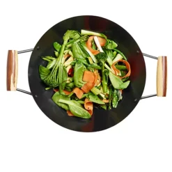 Prue's World Dual Handle Lidded Wok 31cm Dia. -Lake Land 26441 12