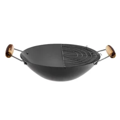 Prue's World Dual Handle Lidded Wok 31cm Dia. -Lake Land 26441 8