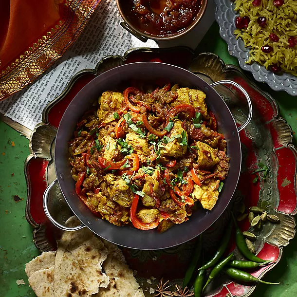 Prue’s World 20cm Karahi Cooking Dish With Serving Basket 4 Prue’s World 20cm Karahi Cooking Dish With Serving Basket - Image 2