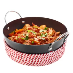 Prue’s World 20cm Karahi Cooking Dish With Serving Basket 17 Prue’s World 20cm Karahi Cooking Dish With Serving Basket -Lake Land 26483 6