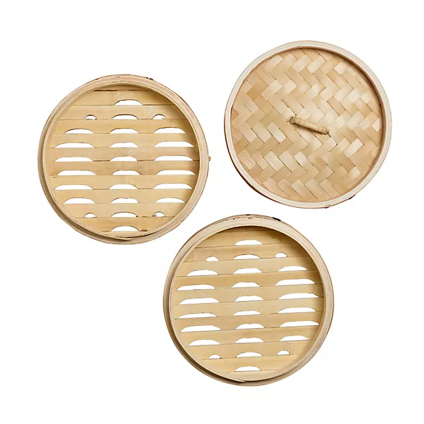 Prue’s World 2-Tier Bamboo Steamer 5 Prue’s World 2-Tier Bamboo Steamer - Image 3