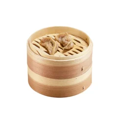 Prue’s World 2-Tier Bamboo Steamer 16 Prue’s World 2-Tier Bamboo Steamer -Lake Land 26524 7