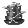 Lakeland 4-Piece Eco Pan Set 1 Lakeland 4-Piece Eco Pan Set -Lake Land 26748 1