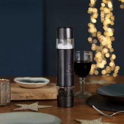 Cuisinart Rechargeable Stainless Steel Seasoning Mill Midnight Grey SG6BU -Lake Land 26766 5