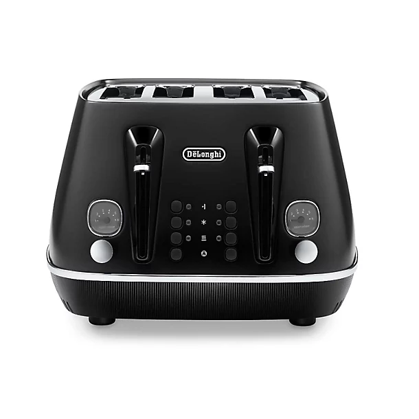 DeLonghi De’Longhi Distinta 4-Slice Toaster Matt Black CTIN4003.BK 3 DeLonghi De’Longhi Distinta 4-Slice Toaster Matt Black CTIN4003.BK