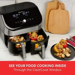 Instant Vortex Plus Dual Drawer Air Fryer With ClearCook 8 Instant Vortex Plus Dual Drawer Air Fryer With ClearCook -Lake Land 26873 2