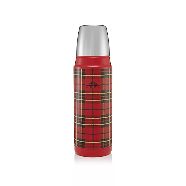 Thermos Red Check Insulated Flask 470ml 3 Thermos Red Check Insulated Flask 470ml