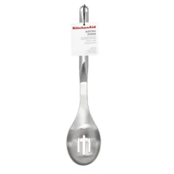 KitchenAid Premium Stainless Steel Slotted Spoon 9 KitchenAid Premium Stainless Steel Slotted Spoon -Lake Land 26897 4