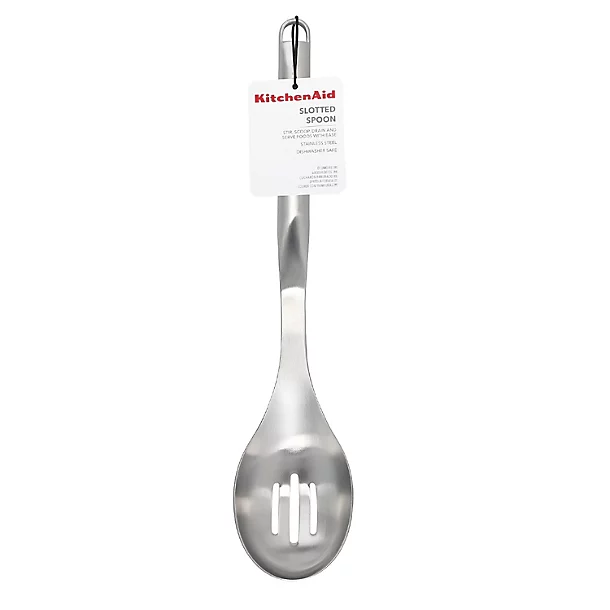 KitchenAid Premium Stainless Steel Slotted Spoon 6 KitchenAid Premium Stainless Steel Slotted Spoon - Image 4