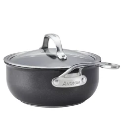 Anolon X 20cm Non-Stick Lidded Saucier Pan -Lake Land 27112 3