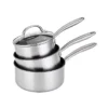 Prestige Scratch Guard Stainless Steel 3-Piece Saucepan Set -Lake Land 27129 1