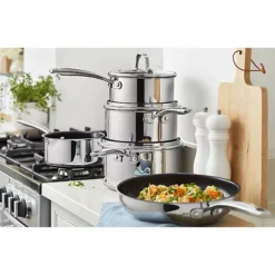 Lakeland 5-Piece Stainless Steel Ceramic Pan Set -Lake Land 27189 3