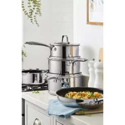 Lakeland 5-Piece Stainless Steel Ceramic Pan Set -Lake Land 27189 9