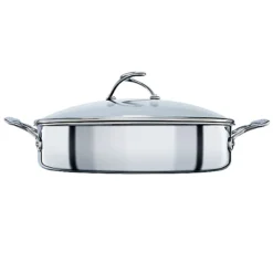 Circulon SteelShield Non-Stick Stainless Steel C-Series 30cm Lidded Sauteuse Pan