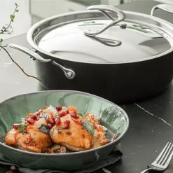 Circulon Style 24cm Hard Anodised Sauteuse Pan 9 Circulon Style 24cm Hard Anodised Sauteuse Pan -Lake Land 27290 3