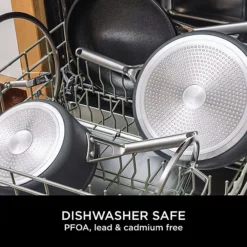 Ninja ZEROSTICK 2-Piece Stackable Frying Pan Collection 24 Ninja ZEROSTICK 2-Piece Stackable Frying Pan Collection -Lake Land 27307 11