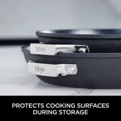 Ninja ZEROSTICK 2-Piece Stackable Frying Pan Collection 21 Ninja ZEROSTICK 2-Piece Stackable Frying Pan Collection -Lake Land 27307 8