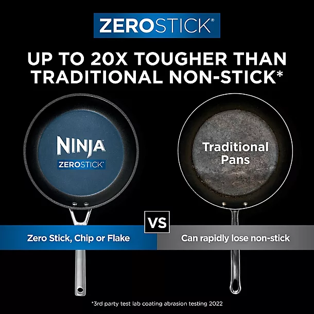 Ninja ZEROSTICK Stainless-Steel 28cm Frying Pan 5 Ninja ZEROSTICK Stainless-Steel 28cm Frying Pan - Image 3