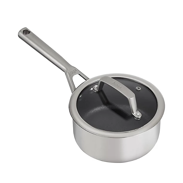 Ninja ZEROSTICK Stainless Steel 20cm Saucepan With Lid 3 Ninja ZEROSTICK Stainless Steel 20cm Saucepan With Lid