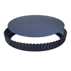 Diamond Blue Loose Based 25cm Flan, Tart And Quiche Tin -Lake Land 32229 4