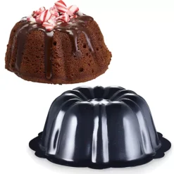 Diamond Blue Mini Fluted Cake Tins – Set Of 4 11 Diamond Blue Mini Fluted Cake Tins – Set Of 4 -Lake Land 32234 3