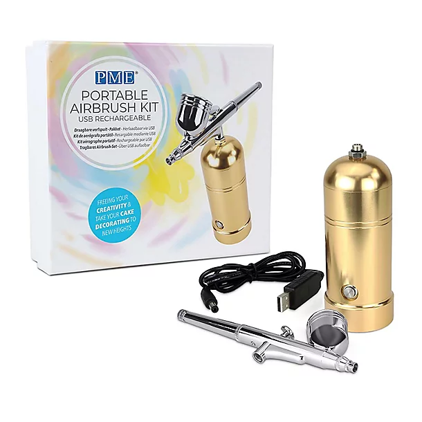 PME Portable USB Rechargeable Cake Decorating Airbrush Kit AB140 3 PME Portable USB Rechargeable Cake Decorating Airbrush Kit AB140