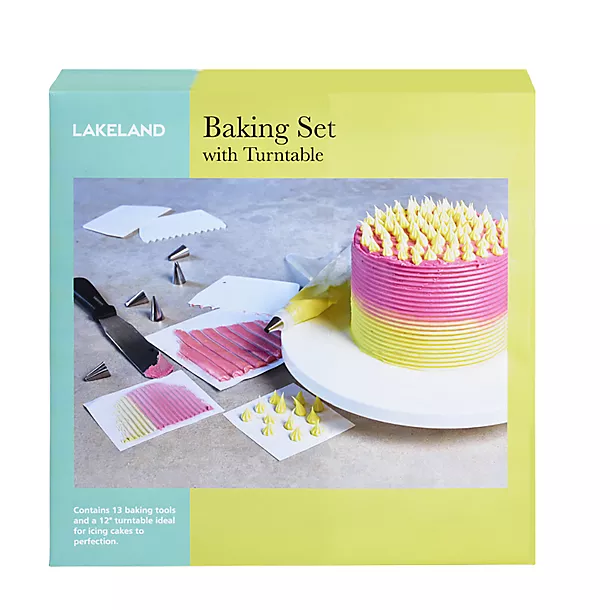 Lakeland Baking Set With Turntable & Icing Nozzles 4 Lakeland Baking Set With Turntable & Icing Nozzles - Image 2