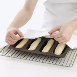 Lekue Lékué Silicone Mini Baguettes Mould 16 Lekue Lékué Silicone Mini Baguettes Mould -Lake Land 32687 6