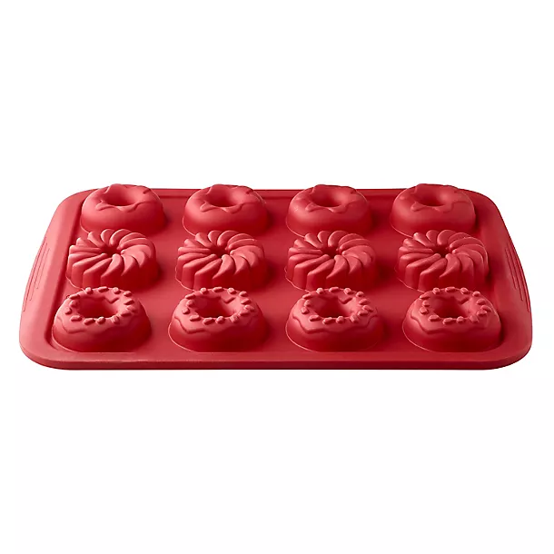 Lakeland Silicone 12 Hole Doughnut Mould 4 Lakeland Silicone 12 Hole Doughnut Mould - Image 2