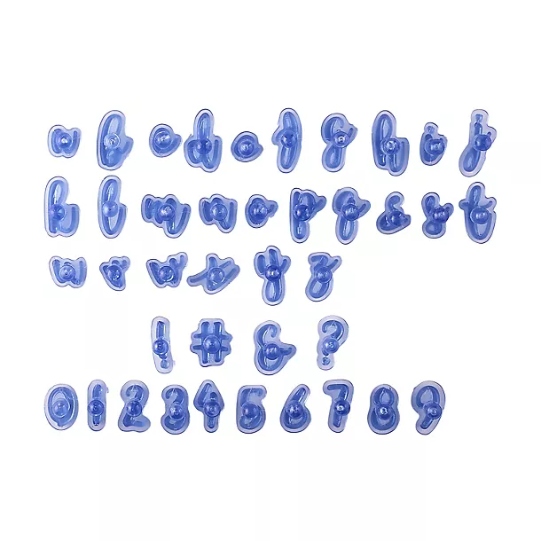 PME Fun Fonts 66-Piece Cookies And Cupcakes Letters And Numbers Stamp Set 4 PME Fun Fonts 66-Piece Cookies And Cupcakes Letters And Numbers Stamp Set - Image 2