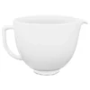 KitchenAid White Ceramic Bowl With Pouring Spout 2 KitchenAid White Ceramic Bowl With Pouring Spout -Lake Land 32778 1