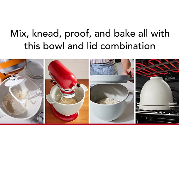 KitchenAid® Bread Bowl Attachment With Baking Lid 5KSM2CB5BGS 6 KitchenAid® Bread Bowl Attachment With Baking Lid 5KSM2CB5BGS - Image 4