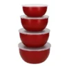 KitchenAid Set Of 4 Prep Bowls With Lids - Empire Red 2 KitchenAid Set Of 4 Prep Bowls With Lids - Empire Red -Lake Land 32981 1