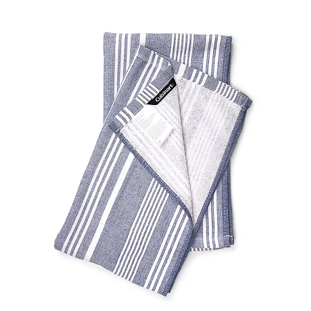 2 Cuisinart Fouta Luxury Striped Tea Towels 3 2 Cuisinart Fouta Luxury Striped Tea Towels