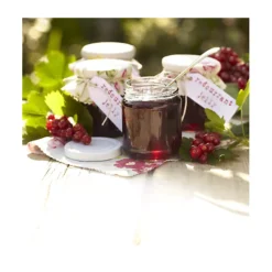 12 Small Glass Jam Jars With Lids 190ml (8oz) 12 12 Small Glass Jam Jars With Lids 190ml (8oz) -Lake Land 3818 5