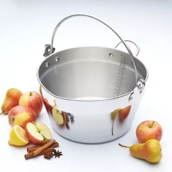 Stainless Steel Maslin Pan 10 Stainless Steel Maslin Pan -Lake Land 3822 4