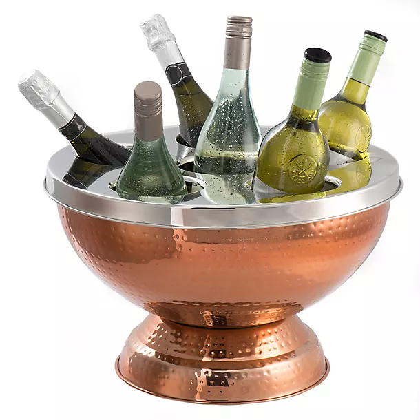 6 Bottle Copper Wine And Champagne Cooler 3 6 Bottle Copper Wine And Champagne Cooler